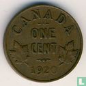 Canada 1 cent 1920 (19.1 mm) - Image 1