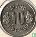 Islande 10 krónur 1977 - Image 2