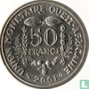 États d'Afrique de l'Ouest 50 francs 2001 "FAO" - Image 1