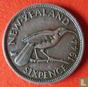 Nieuw-Zeeland 6 pence 1944 - Afbeelding 1