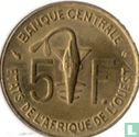 États d'Afrique de l'Ouest 5 francs 2002 - Image 2