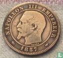 Frankrijk 2 centimes 1857 (A) - Afbeelding 1