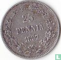 Finlande 25 Penniä 1897 - Image 1