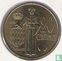 Monaco 20 centimes 1977 - Afbeelding 2