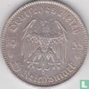 Duitse Rijk 5 reichsmark 1935 (F) "First anniversary of Nazi Rule" - Afbeelding 1