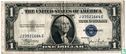 Etats-Unis $ 1 1935 (joint le certificat d'argent, bleu) - Image 1