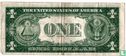 Etats-Unis $ 1 1935 (joint le certificat d'argent, bleu) - Image 2