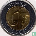San Marino 500 lire 1998 "Chemistry" - Image 1