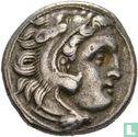 Koninkrijk Macedonië. Alexander de Grote 336-323, AR Drachme Kolophon c. 310-01 - Afbeelding 1