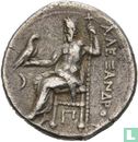 Koninkrijk Macedonië. Alexander de Grote 336-323, AR Drachme Kolophon c. 310-01 - Afbeelding 2