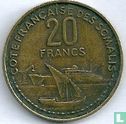 Côte française des Somalis 20 francs 1952 - Image 2
