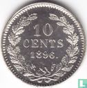 Netherlands 10 cents 1896 - Image 1