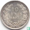 Netherlands 10 cents 1897 - Image 1