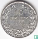 Nederland 10 cents 1905 - Afbeelding 1