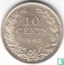 Netherlands 10 cents 1903 - Image 1