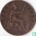 Verenigd Koninkrijk ½ penny 1875 - Afbeelding 1