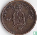 Zweden 1/3 skilling banco 1855 - Afbeelding 2