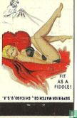 Pin up 50 ies fit as a Fiddle - Afbeelding 2