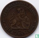 Spain 10 centimos 1870 - Image 2