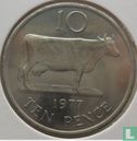 Guernsey 10 pence 1977 - Afbeelding 1