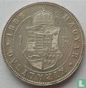 Hongarije 1 forint 1888 - Afbeelding 1