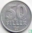 Hongarije 50 fillér 1981 - Afbeelding 1