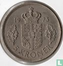 Denemarken 5 kroner 1973 (brede rand) - Afbeelding 1