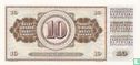 Jugoslawien 10 Dinara 1968 (P82b) - Bild 2