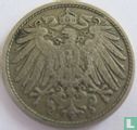 Empire allemand 10 pfennig 1890 (J) - Image 2