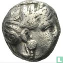 Griekse oudheid - Tetradrachme Athena  . Attica. Uil AQE halve maansikkel olijftak - Afbeelding 2