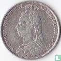Verenigd Koninkrijk 1 shilling 1890 - Afbeelding 2
