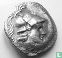 Griekse oudheid -  Kaunos, Caria  hemidrachme  167 BCE - Afbeelding 1
