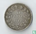 France 5 francs 1844 (W) - Image 1