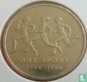 DDR 10 mark 1988 "40 years of East German sports" - Afbeelding 2