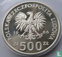 Polen 500 Zlotych 1986 (PP) "Football World Cup in Mexico" - Bild 1