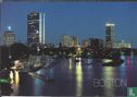 Boston The night lights of the Back Bay skyline - Afbeelding 1