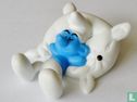 Lazy Smurf on pillow - Image 1