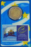 San Marino 2 euro 2012 (stamp & coincard) - Image 1