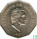 Colombie 1 peso 1967 - Image 1