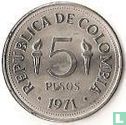 Colombia 5 pesos 1971 "6th Pan-American Games in Cali" - Image 1