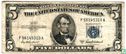 Verenigde Staten 5 dollar 1953 silver certificate (blue seal) - Afbeelding 1