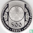 Kazakhstan 500 tenge 2008 (PROOF) "National horsegame Kyz kuu" - Image 2
