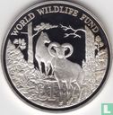 Cyprus 1 pound 1986 (PROOF) "World Wildlife Fund-Moufflon"  