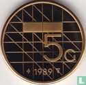 Nederland 5 gulden 1989 (PROOF) - Afbeelding 1