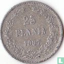 Finlande 25 penniä 1907 - Image 1