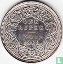 Brits-Indië 1 rupee 1862 (B/II 2/0) - Afbeelding 1