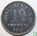 Empire allemand 10 pfennig 1916 (A) - Image 1