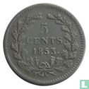 Netherlands 5 cents 1853 - Image 1