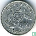 Australië 6 pence 1914 - Afbeelding 1