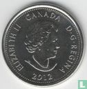 Canada 25 cents 2012 (coloured) "Bicentenary War of 1812 - Tecumseh" - Image 1